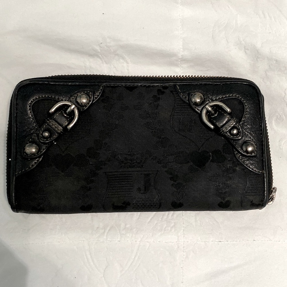 Gently used black Juicy Couture wallet